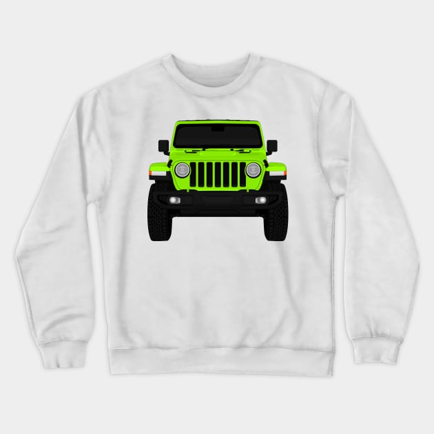 WRANGLER LIME Crewneck Sweatshirt by VENZ0LIC